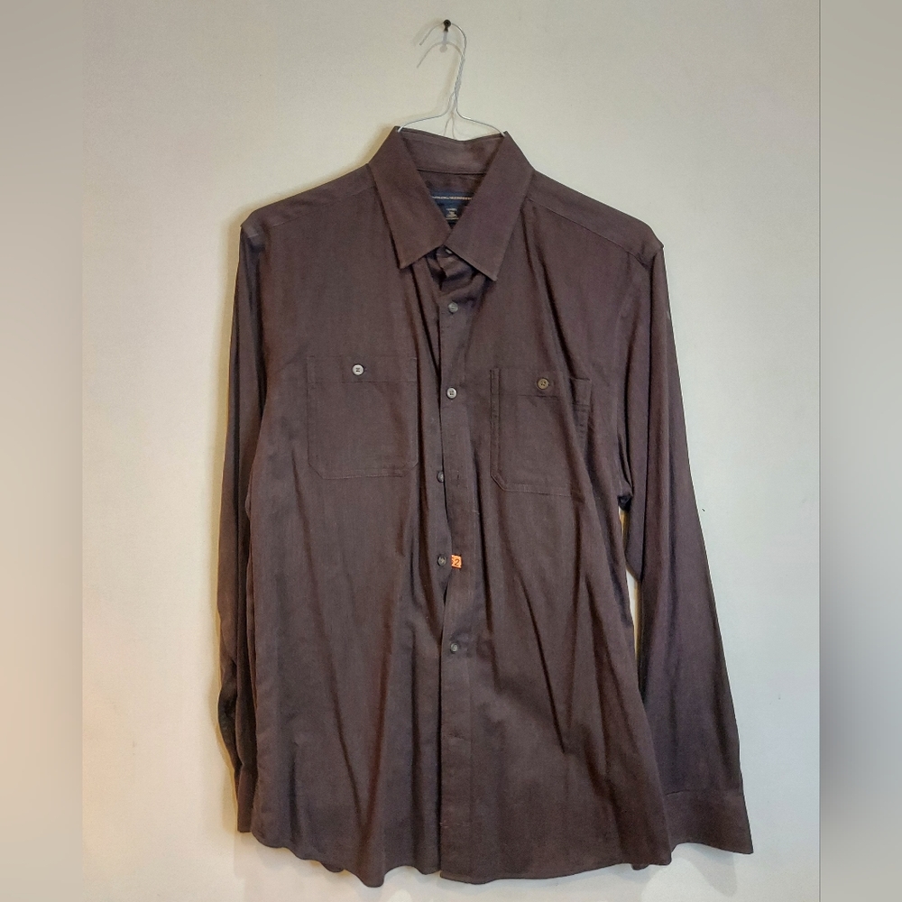 Banana Republic black button down shirt